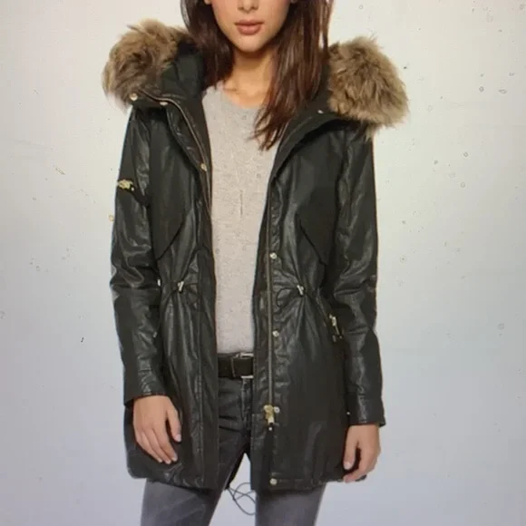 Jackets Coats Sam Raccoon Fur Trimmed Hudson Parka
